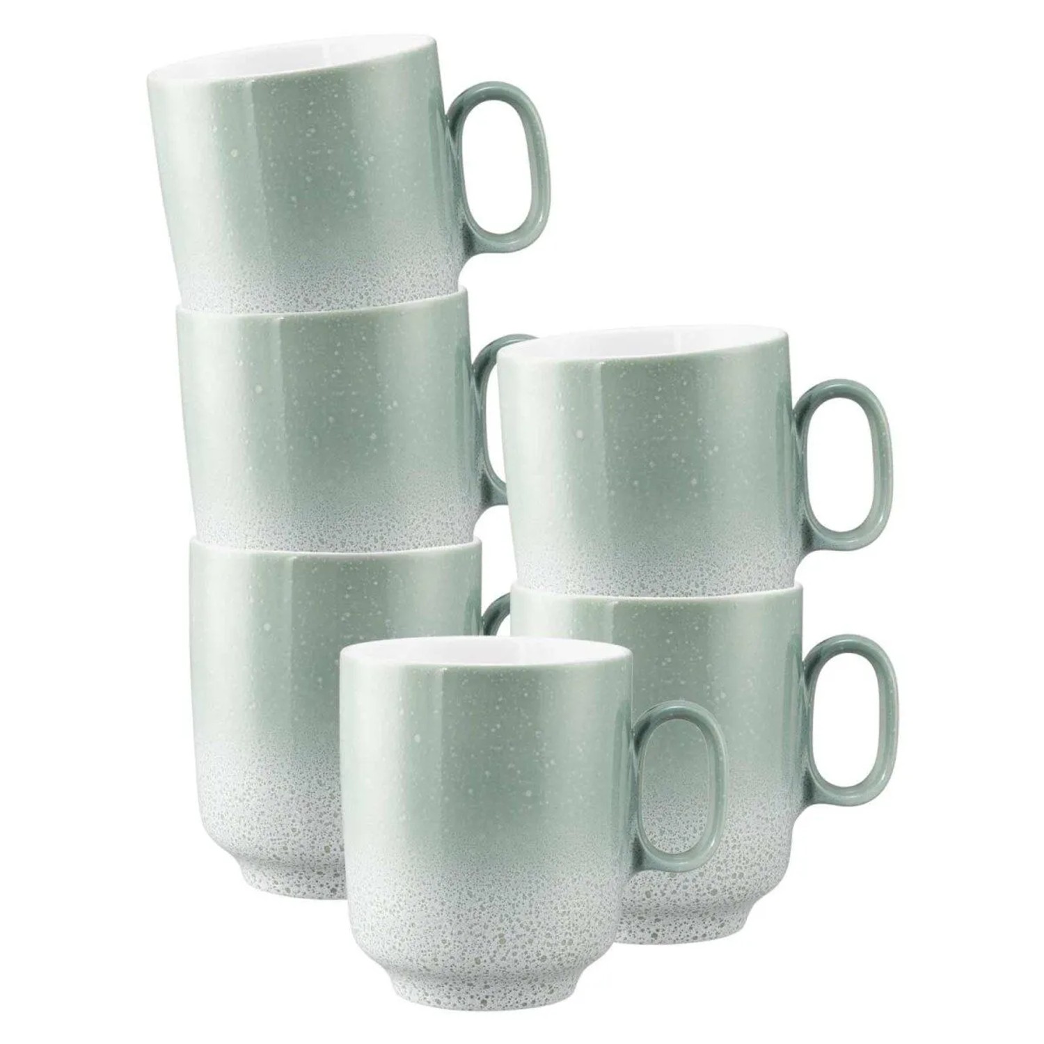 Seltmann Weiden Sento Home Henkelbecher 400 ml 6er Set Aura Mint