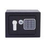 Schwarzer Yale Tresor Value Safe XS mit Zahlencode und Schlüsselschloss.