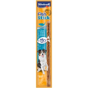 Vitakraft Fish Stick Lachs, Hunde-Kaustreifen mit über 75% Fischanteil. Snack für Hunde.