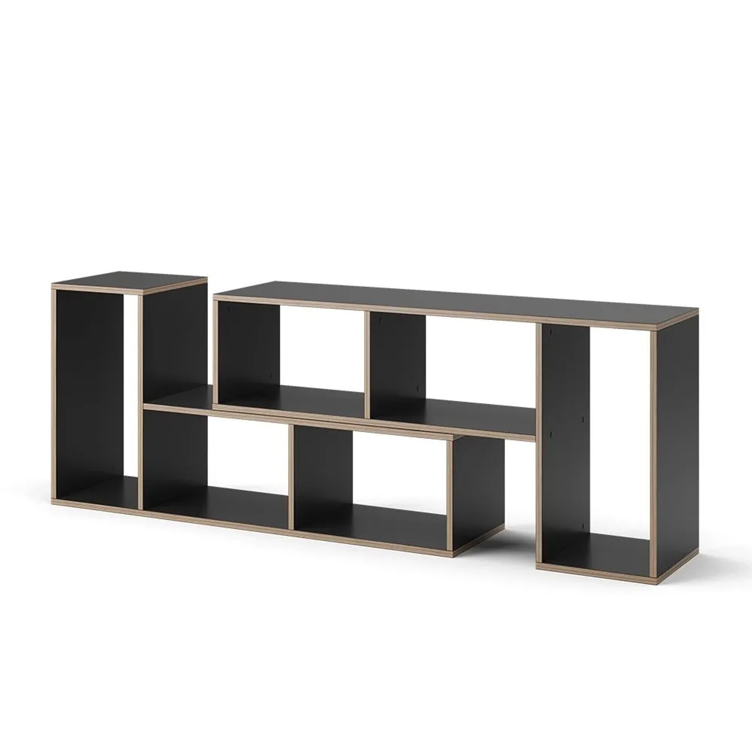 Vicco Bücherregal Tetrix Anthrazit 113 x 56 2er Set Art Nr 41306