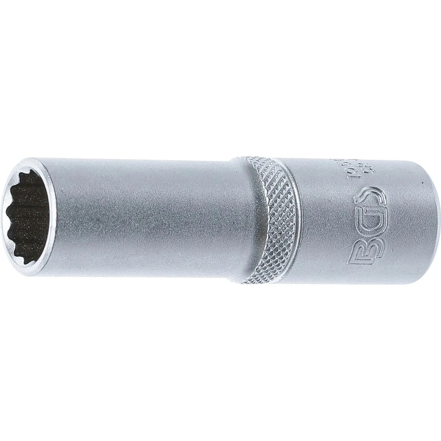 BGS Steckschlüssel Einsatz Zwölfkant Tief Antrieb Innenvierkant 12 5 Mm  1 2 Zoll  SW 14 Mm 10664