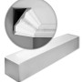 ORAC DECOR C219 LUXXUS Zierleisten Set, 7 Stuckprofile (14 m), weiß, für Wand- und Deckenpaneele.