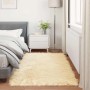 vidaXL Kunstschaffell Teppich Tafalla Creme 100 x 200 cm Polyester 42021503_4