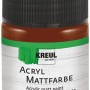 Kreul Acrylfarbe Matt Schokobraun, 50ml, für Bastelarbeiten.