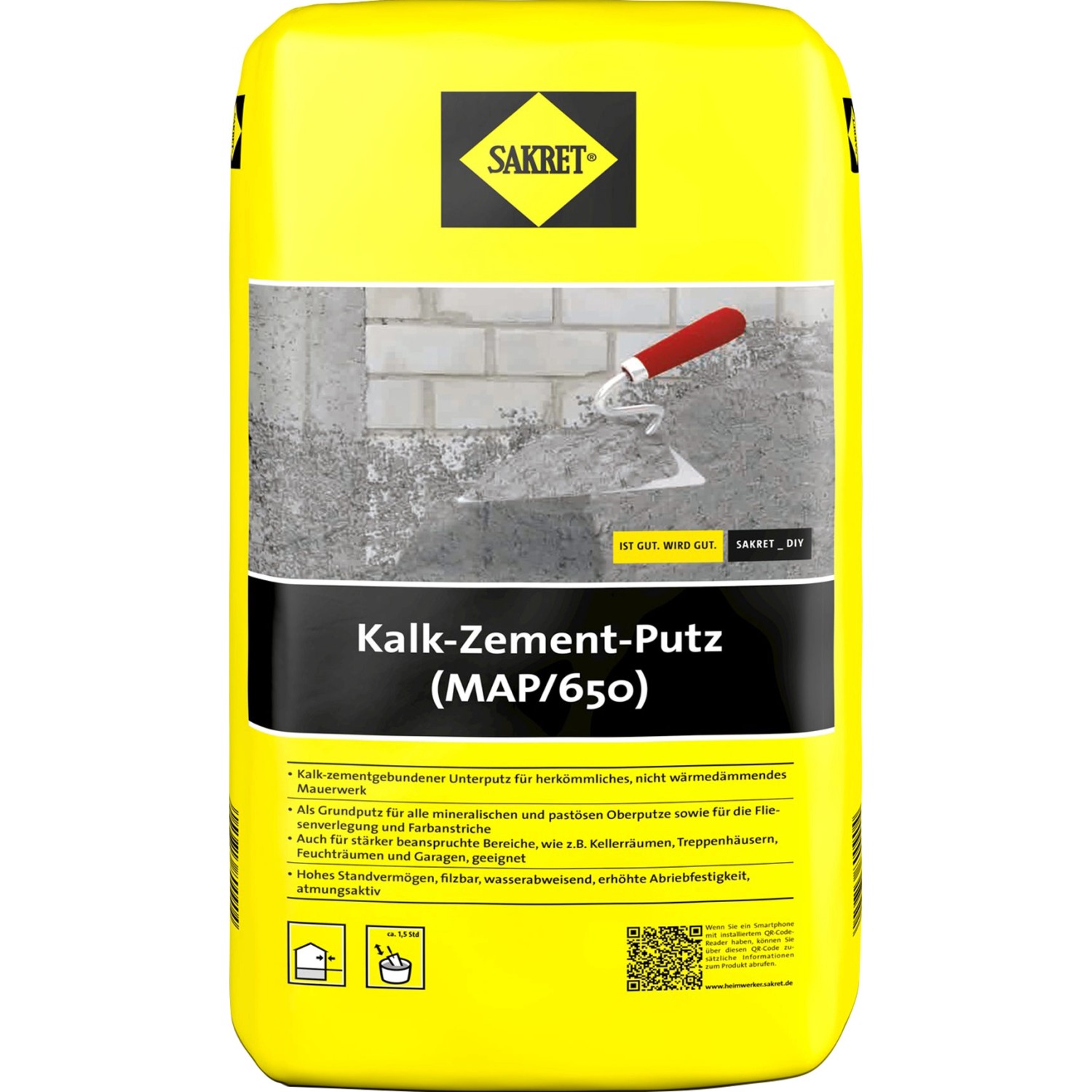Sakret KalkZementPutz (MAP/650) 25 kg kaufen bei OBI