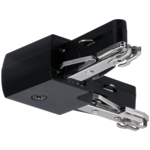 Paulmann URail L-Verbinder, starr, schwarz matt, für 230V Schienensysteme.
