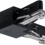 Paulmann URail L-Verbinder, starr, schwarz matt, für 230V Schienensysteme.