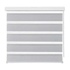 Premium Living Doppelrollo Thomas in Grau ca. 90x210cm