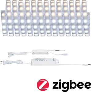 Paulmann MaxLED 500 LED-Streifen 5m Basis-Set mit Zigbee Controller und Netzteil.
