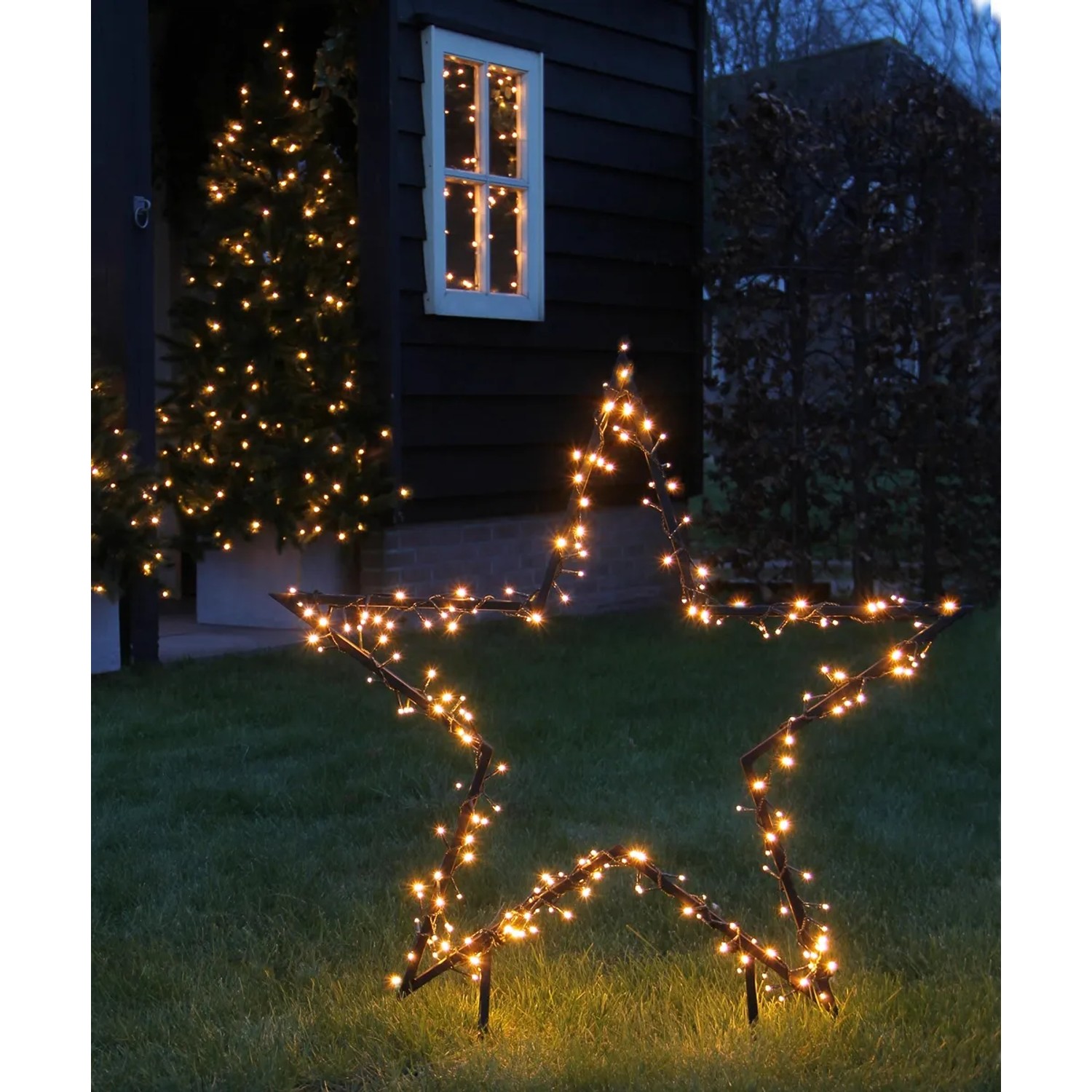 Luca Lighting Weihnachtsbeleuchtung Stern Garden d'Light 150 LED 60 x 73 cm kaufen bei OBI