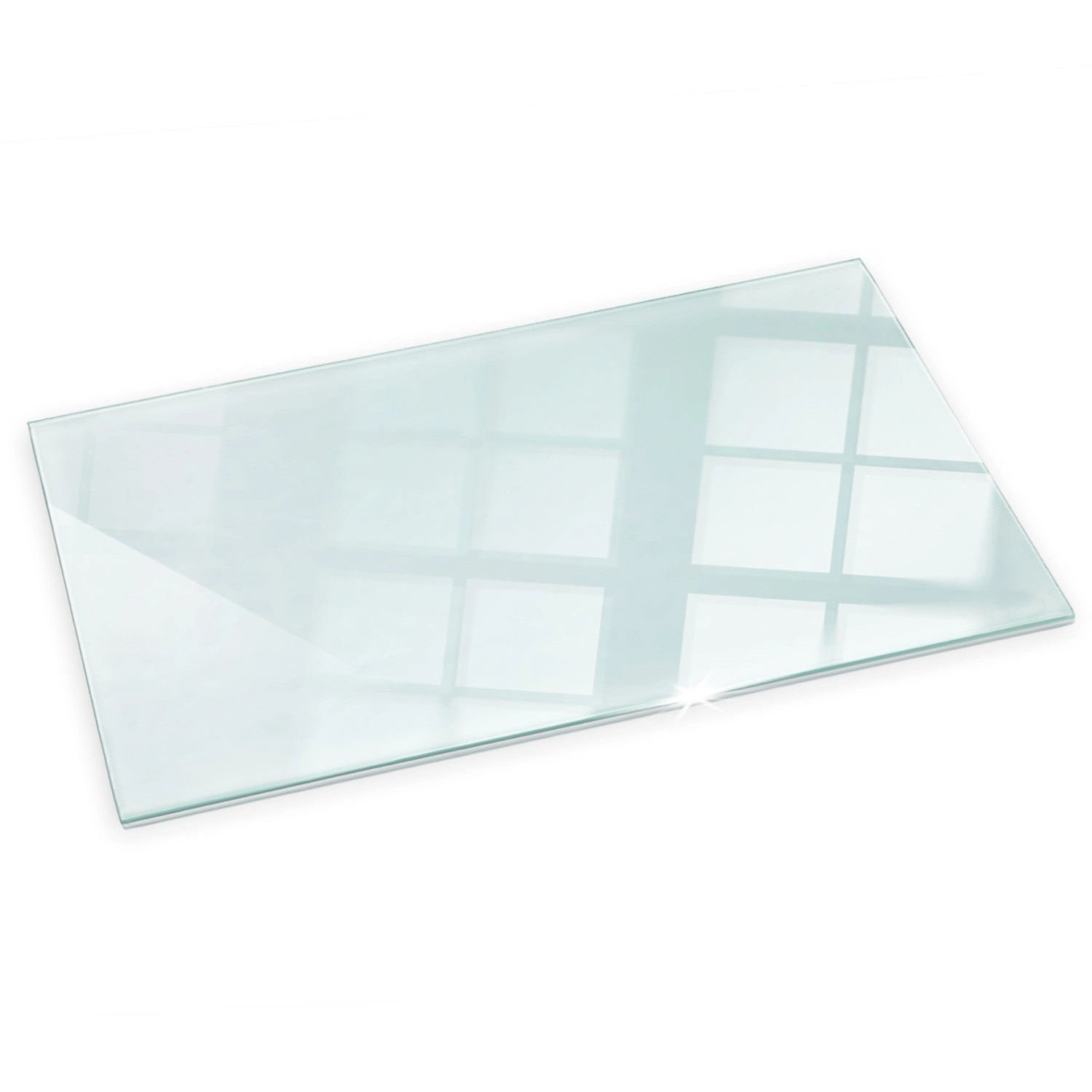 Tulup Glasplatte für Kamin Bodenplatte aus Glas Transparent Rechteck 140x70 günstig online kaufen