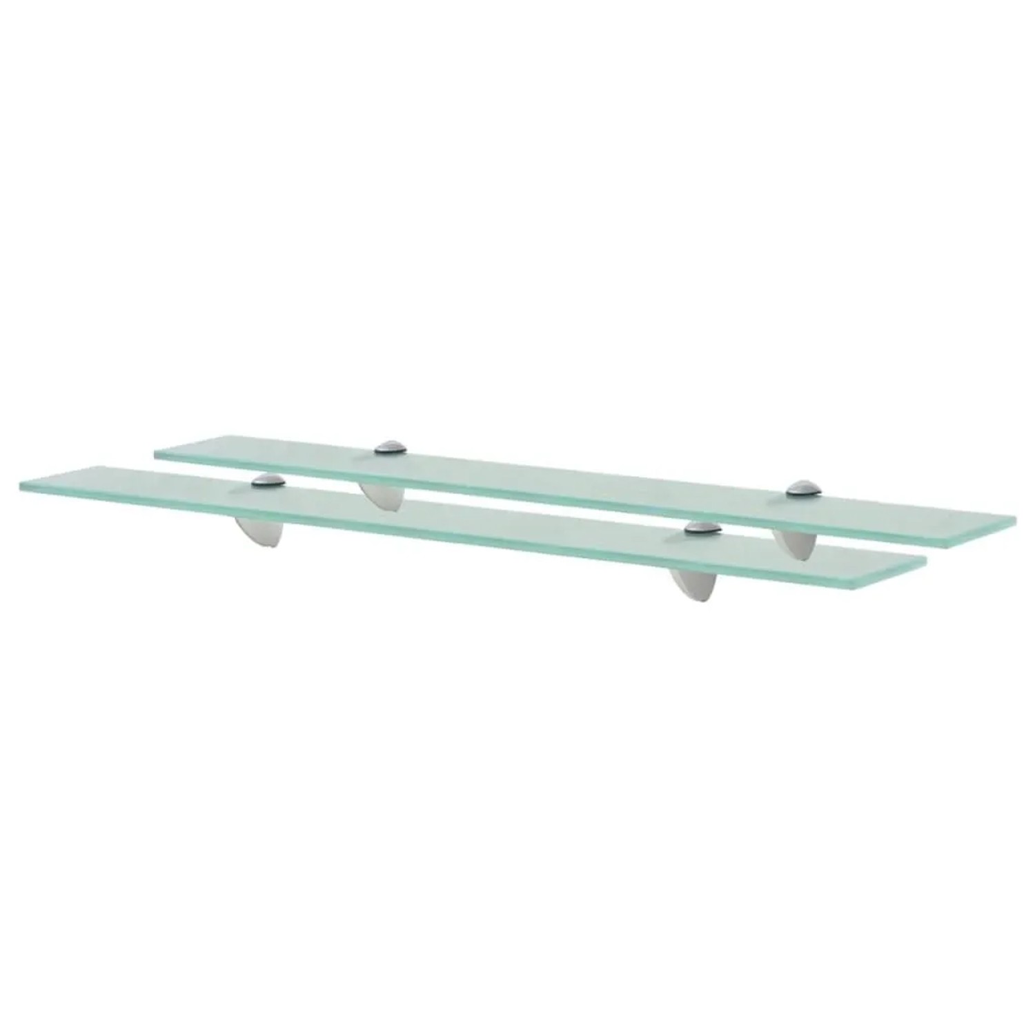 vidaXL Schweberegale 2 Stk Glas 70x20 cm 8 mm 3051522