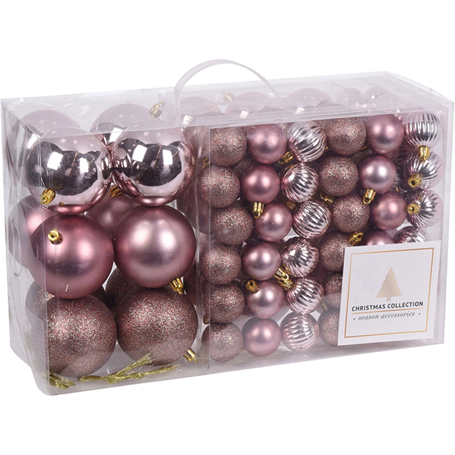 Mojawo 94 Stk Weihnachtskugeln 3 4 6 8 12cm Christbaumkugeln Glänzend Glitzernd Matt