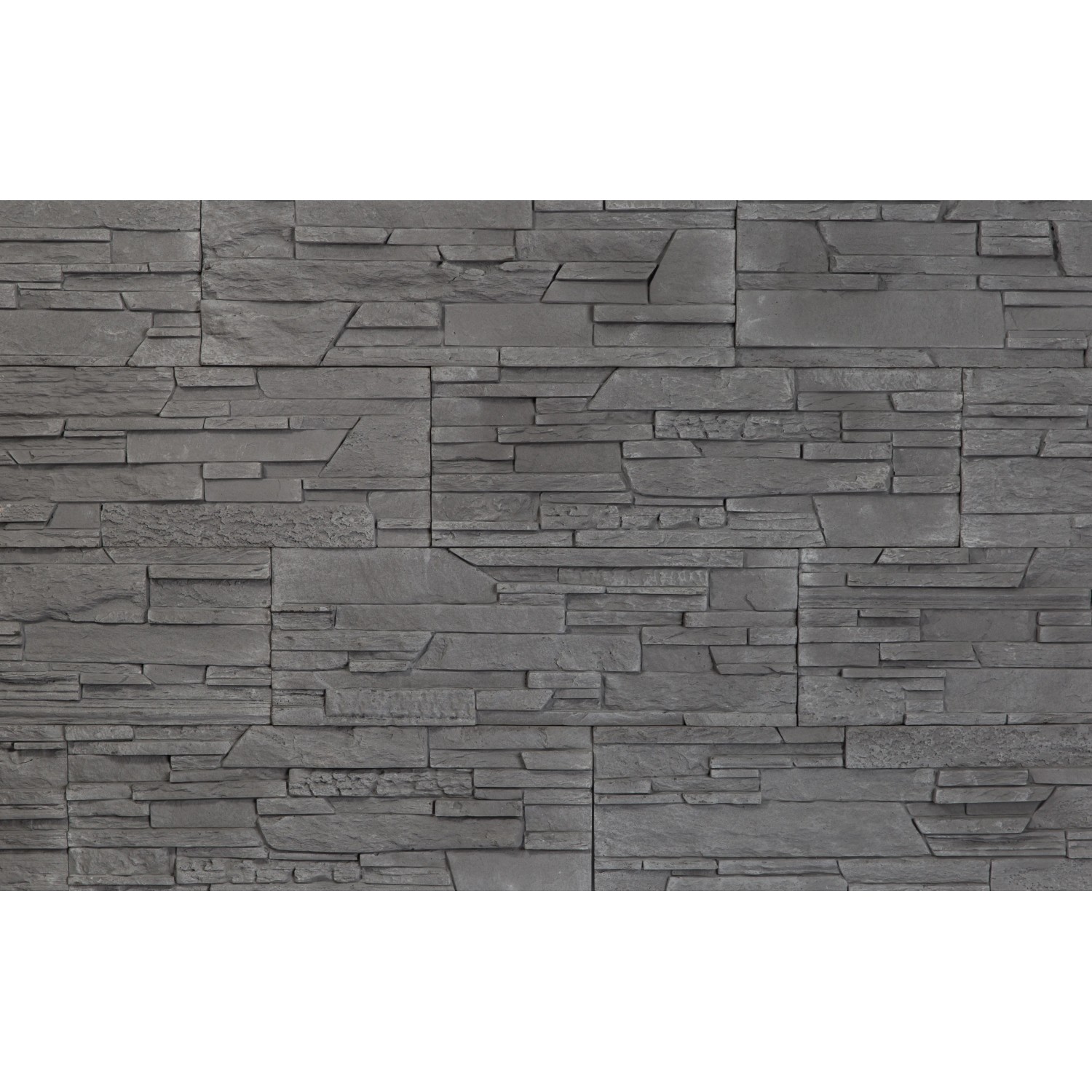 Stegu Verblender Antalya 2 Gips Grau, Steinoptik für Innenwände, 13x38,5 cm.