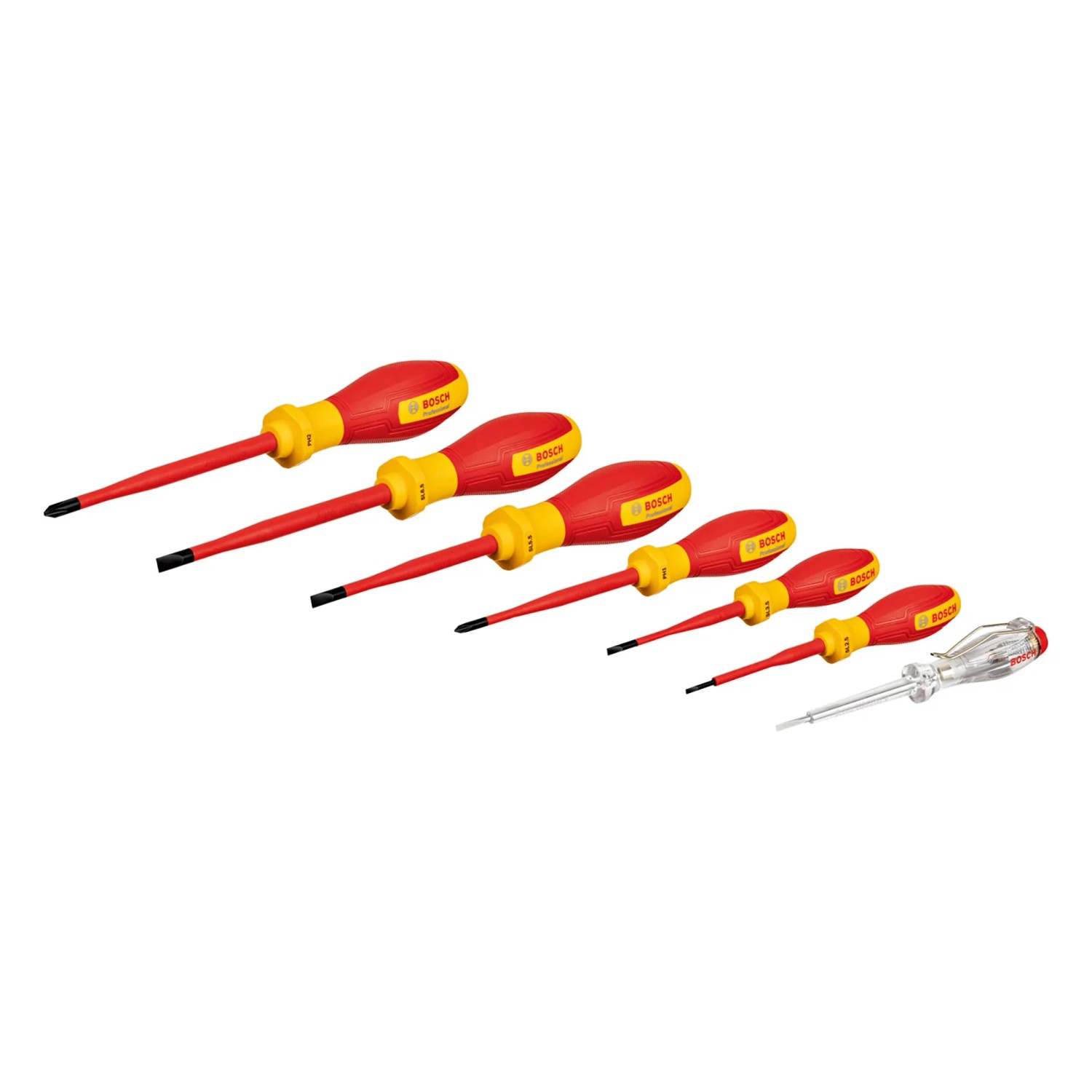 Image of Bosch Professional VDE-Schraubendreher Set SL/PH, 7-tlg.