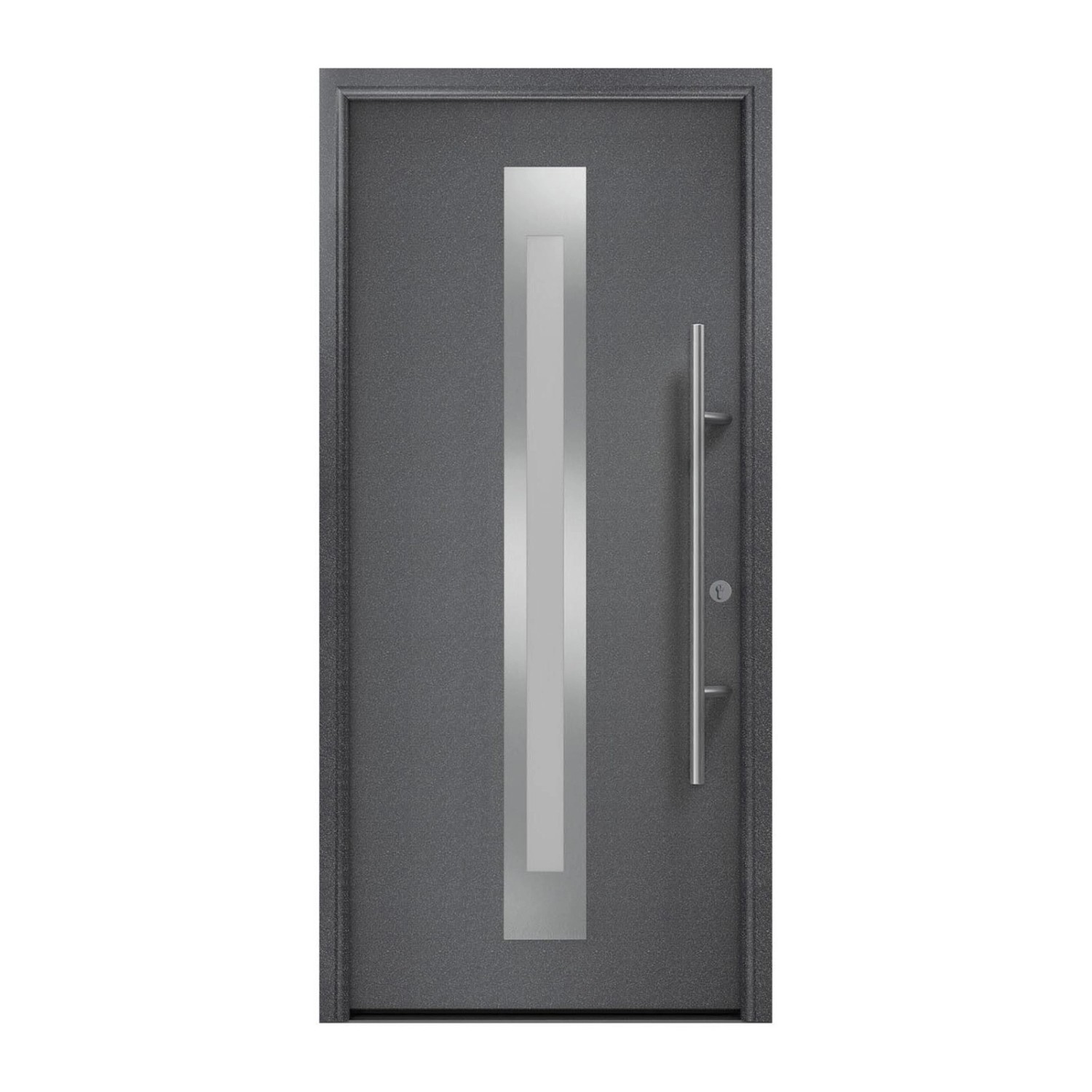 EcoStar Haustür Isopro Secur IPS 770S Anthrazitmetallic 110 cm x 210 cm DIN günstig online kaufen