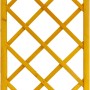 Sichtschutzzaun-Element Nancy, pinienfarben, 180x60 cm, mit Rautenmuster für Rankpflanzen.