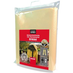 Beige Noor Winterschutzhaube Biwak XXXL, 200x300cm, aus Polypropylen zum Schutz vor Frost.