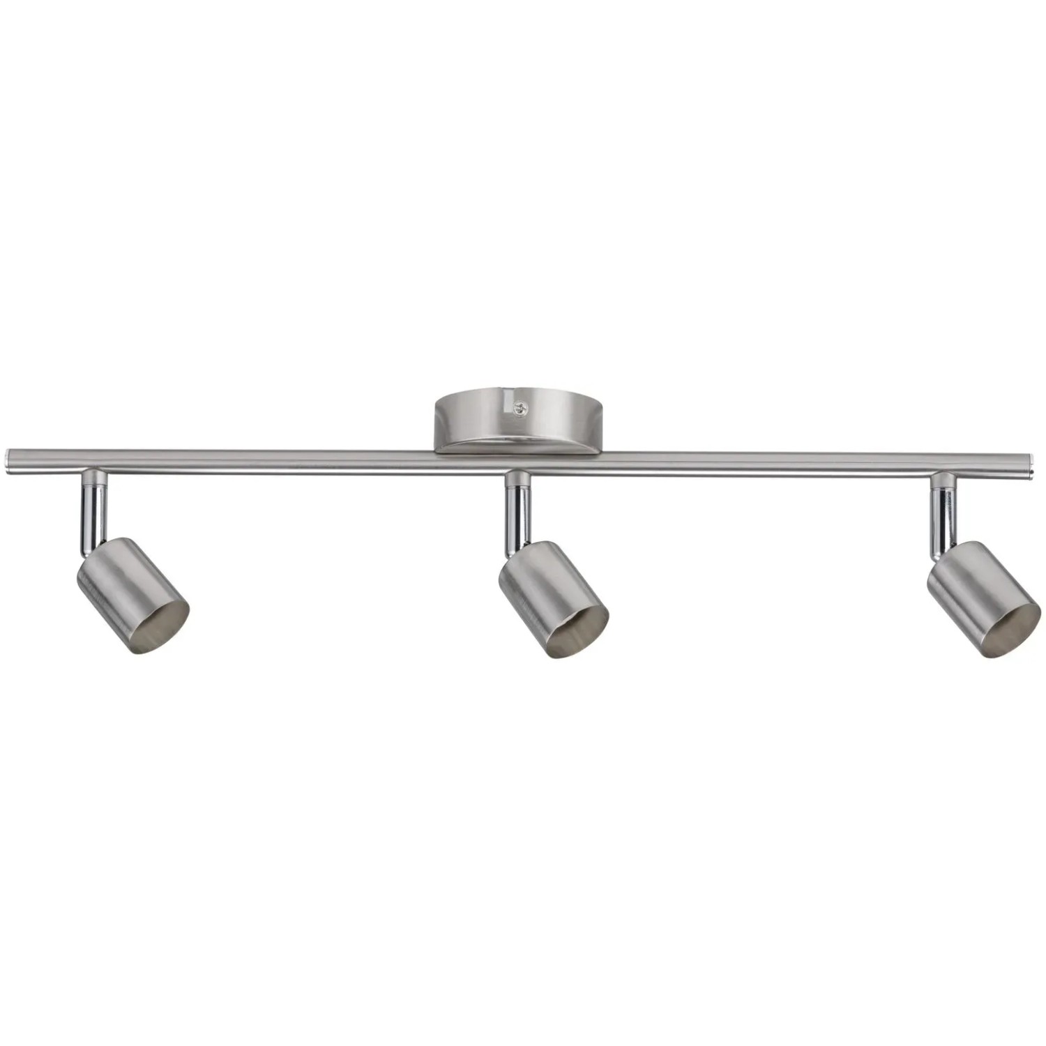 Dreiflammiger, matter Nickel-Spot Tavole für GU10 Leuchtmittel. Wandlampe aus Metall.