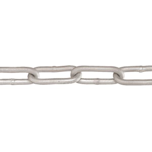 Conacord Schweißkette Form C Stahl Ø 5 mm x 35 mm Silber Meterware