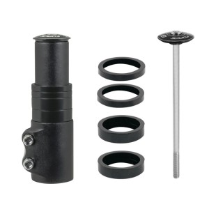 Force Gabelschaft-Verlängerung 65mm mit Distanzringen für Fahrrad Lenker.