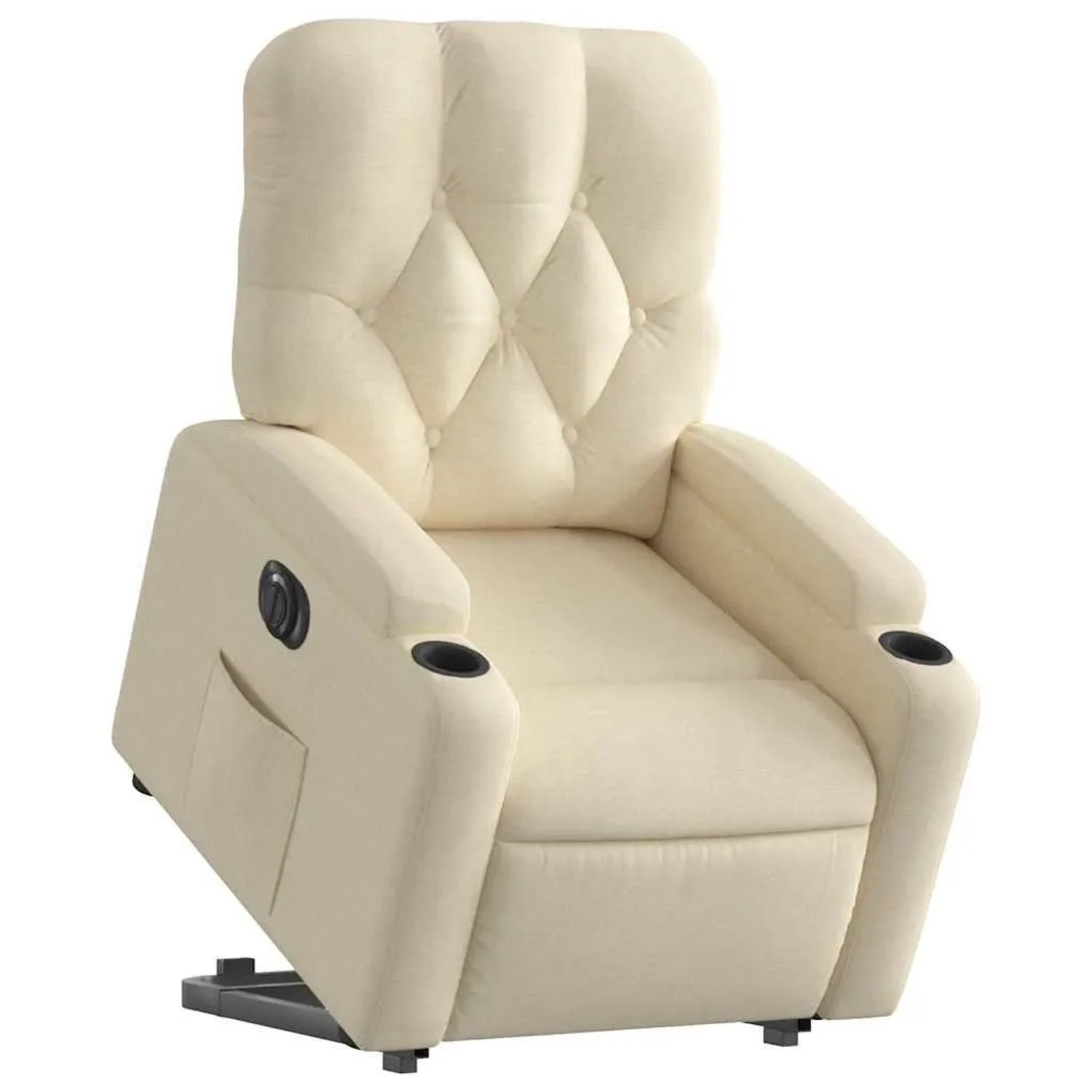 vidaXL Relaxsessel mit Aufstehhilfe Elektrisch Creme Stoff 3204743 günstig online kaufen