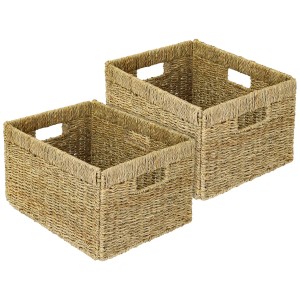 HMF 37049-S2 Aufbewahrungskorb Korb Seegras Billy 35 x 25 x 20 cm