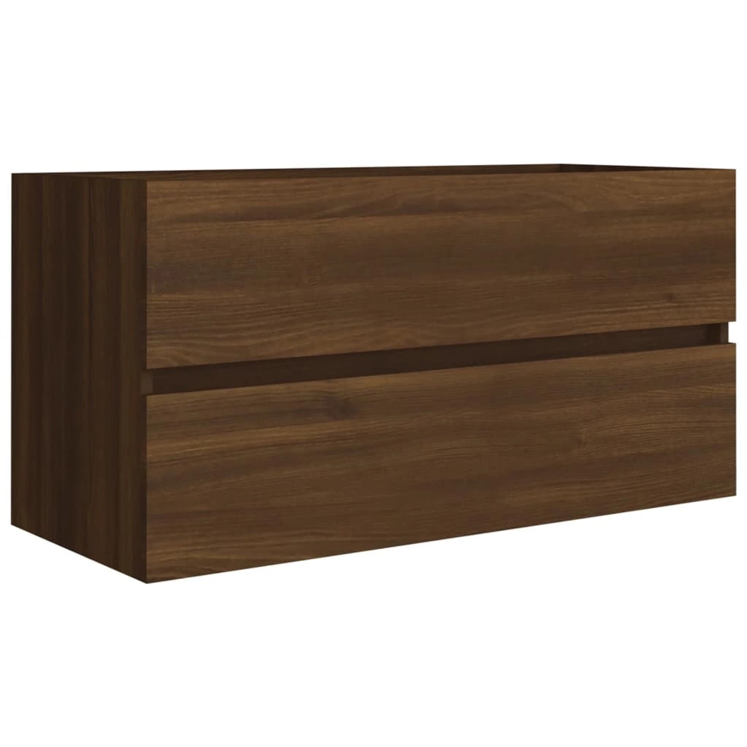 vidaXL Waschbeckenschrank Waschbeckenschrank Braun Eiche 90x38,5x45 cm Holz günstig online kaufen