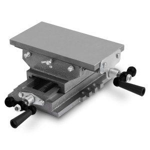 EBERTH Kreuztisch 120x230mm, Arbeitstisch für präzise Bohr- und Fräsarbeiten in Werkstatt und Heimwerkerbereich.