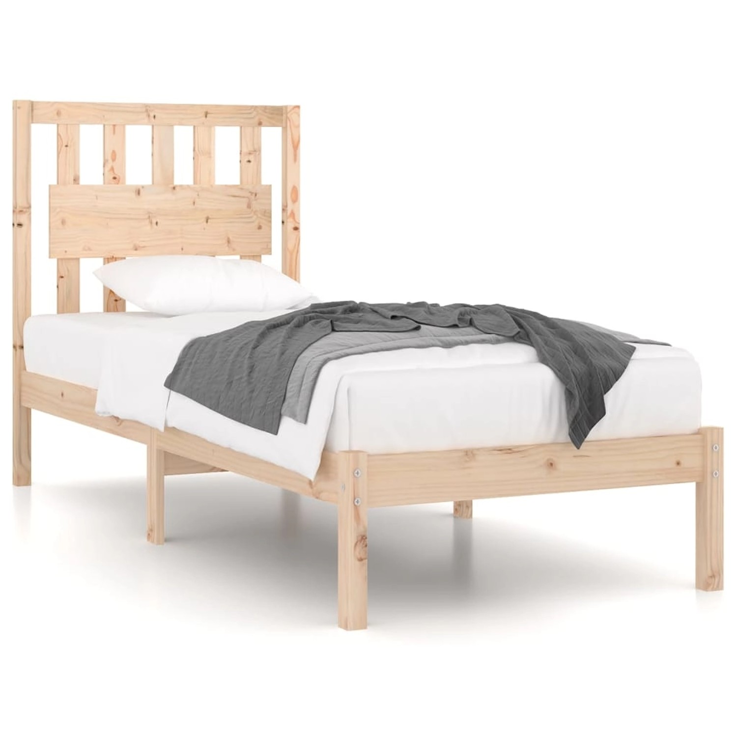 vidaXL Massivholzbett Kiefer 90x200 cm1118232 günstig online kaufen