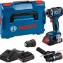 Bosch Professional Akku-Bohrschrauber GSR 18V-90 FC Set mit L-Boxx, Akkus, Ladegerät und Zubehör.