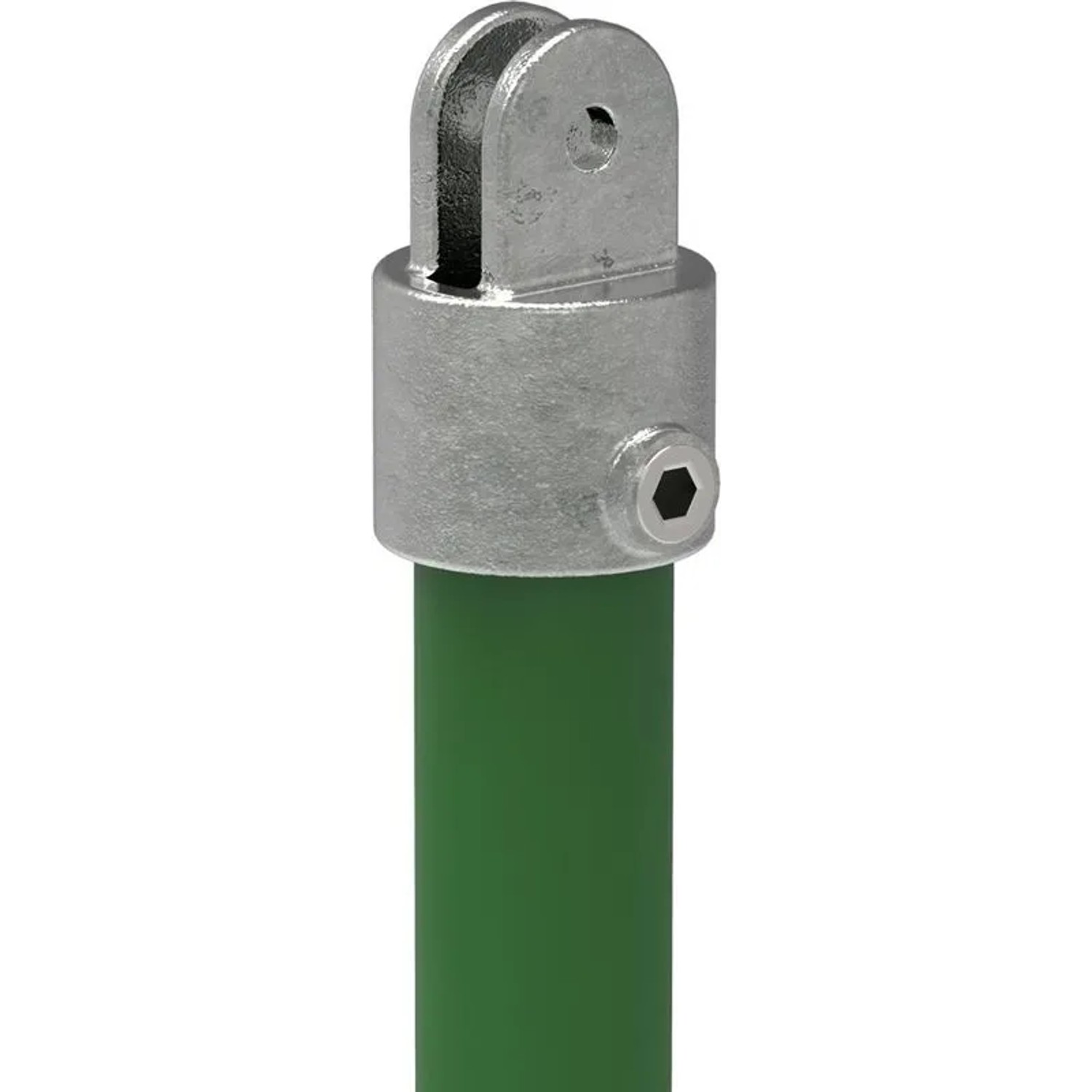 FeNau Rohrverbinder Gelenkhalter Ø 42,4 mm 1 1/4 Zoll Temperguss Verzinkt 173FC42