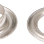 Conacord Ösen mit Scheiben, Messing vernickelt, 12 mm Durchmesser, 10er-Pack.