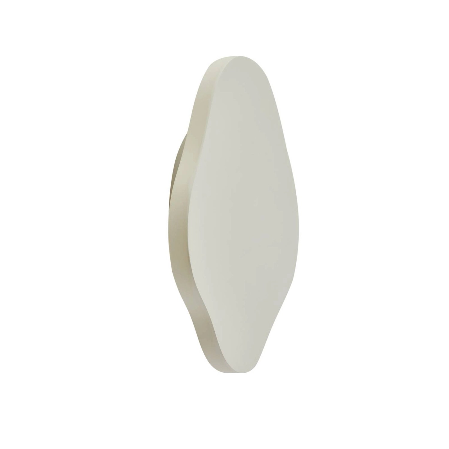 Lindby LED Wandleuchte Wandlampe Innen Nielson 10031098 Modern in Creme aus GipsTon 1-flammig Wohnzimmerleuchte