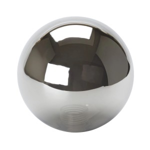 Runder Orion Lightstyle Lampenschirm aus Rauchglas, passend für G9 Gewinde Lampen.