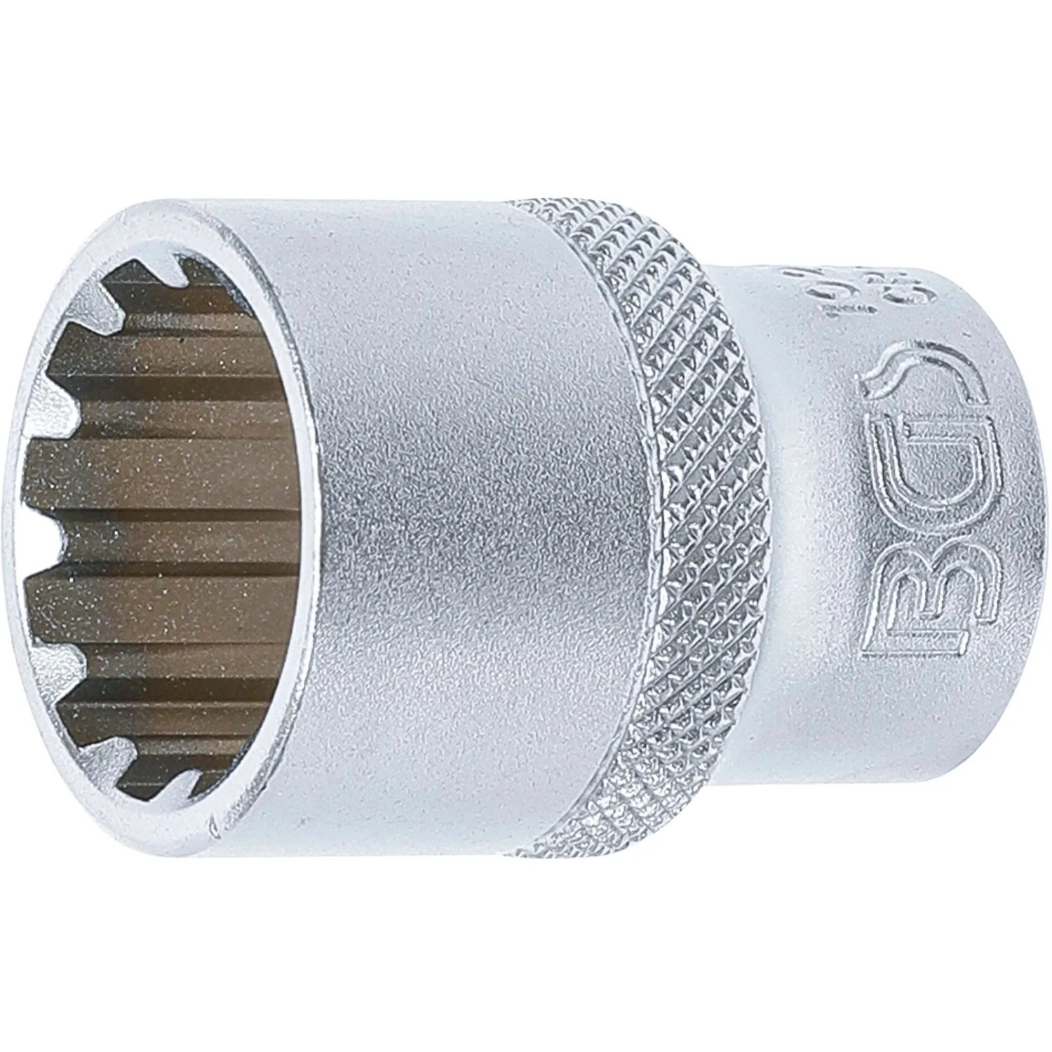BGS Steckschlüssel Einsatz Gear Lock Antrieb Innenvierkant 12 5 Mm  1 2 Zoll  SW 19 Mm 10219