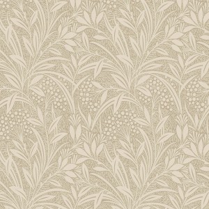 Laura Ashley Vliestapete Barley Natural mit floralem Muster in Beige.