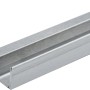 Dural Glas-Gefällekeil Shower-GK Links, 98cm, Edelstahl Fliesenschiene für Glasaufnahme am Boden.