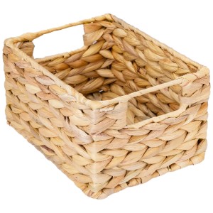 HMF 37244-S4 Aufbewahrungskorb Korb Wasserhyazinthe Seegras Größe S 22 x 17 x 12 cm