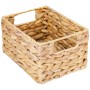 HMF 37244-S4 Aufbewahrungskorb Korb Wasserhyazinthe Seegras Größe S 22 x 17 x 12 cm_3