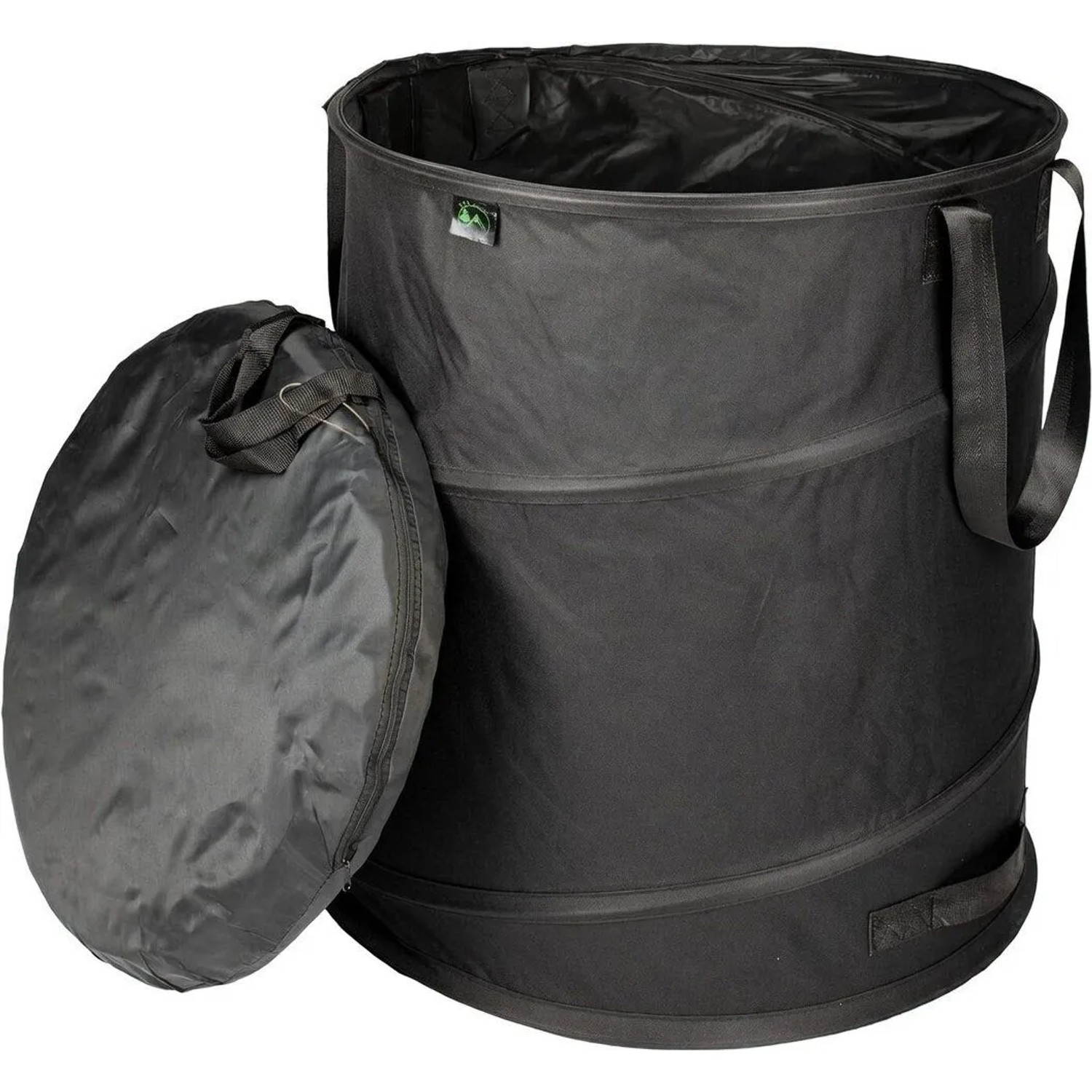 TTL GARDEN Pop Up Laubsack BLACK SUPERIOR 170 L 1er Set – Gartensack Schwarz 260 g/qm Selbststehend