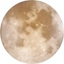 Weiße Reality LED Deckenleuchte Moonika im Mond-Design, 37 cm Durchmesser.