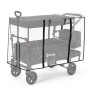 Sekey Regenschutzhülle für Bollerwagen 110x60x75cm, transparenter Wetterschutz.