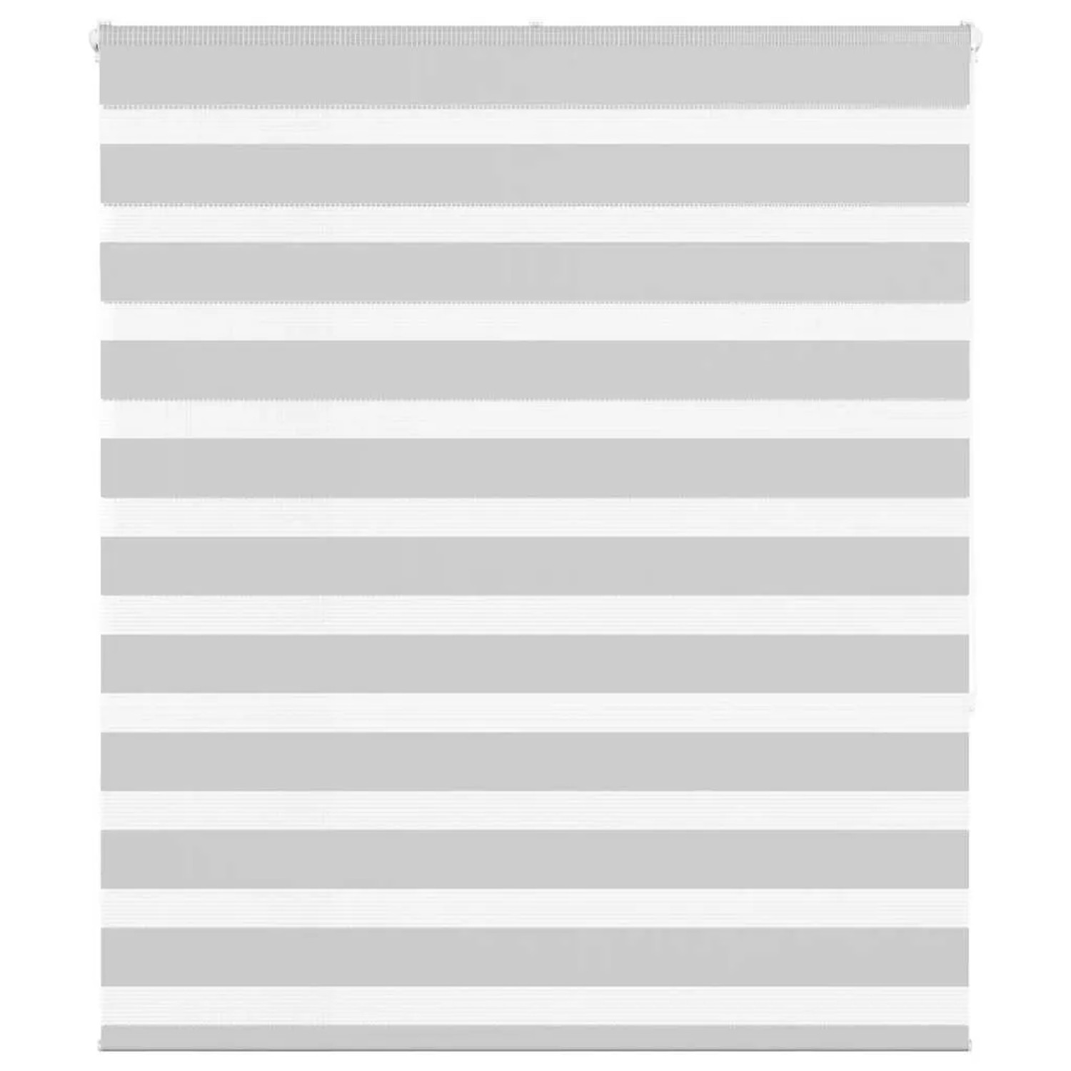 vidaXL Doppelrollo Hellgrau 130x150 cm Stoffbreite 125,9 cm Polyester 4014449