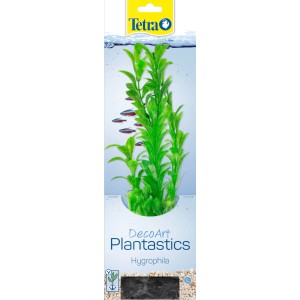 Tetra DecoArt Plant L Hygrophila, grüne Kunstpflanze für Aquarien, naturgetreue Nachbildung.