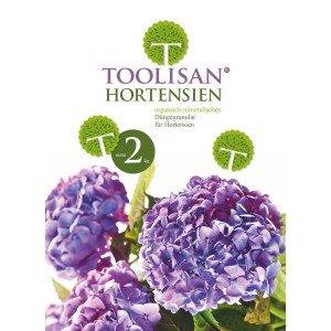 TOOLISAN Hortensiendünger mit Langzeitwirkung, 2 kg. Gartendünger für üppige Blüten.