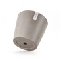 Ecopots Amsterdam Pflanztopf, braungrau, 40 cm, für Innen- und Außenbereich.