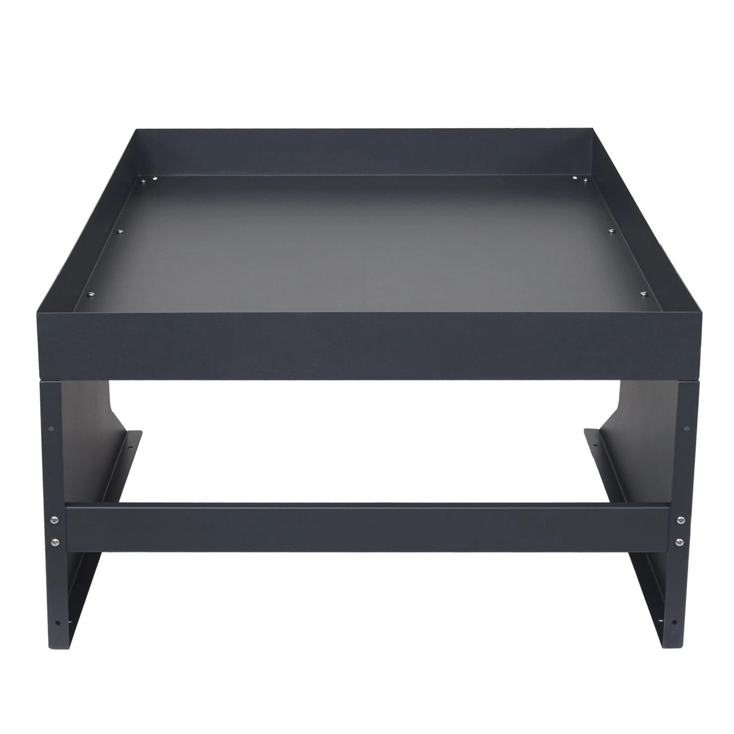 PROREGAL Mähroboter-Garage Mit Pflanzkasten 37x60x70cm Metall Anthrazit_4