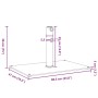 vidaXL Sonnenschirmständer Ø32/38/48 mm Mast 15 kg Rechteckig 368682_9
