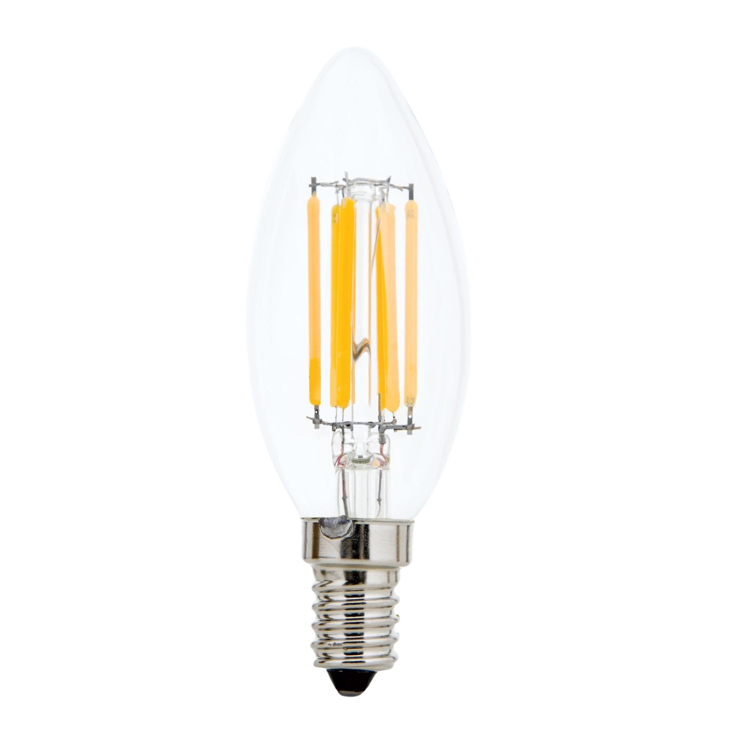 Orion Leuchten LED-Kerze Dimmbar E14/5W 45W 550lm 2700 K Warmweiß Klar